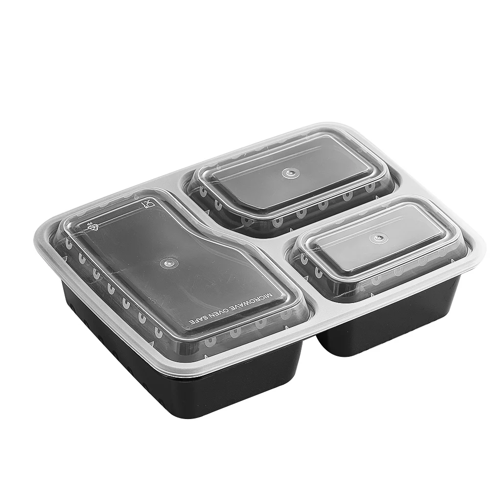 Meal Prep Tupperware - 7 упаковок, 3-х отделений, контейнер для