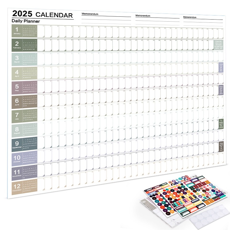 Meal Prep Planner - 2026 2025 настенный календарь полный год