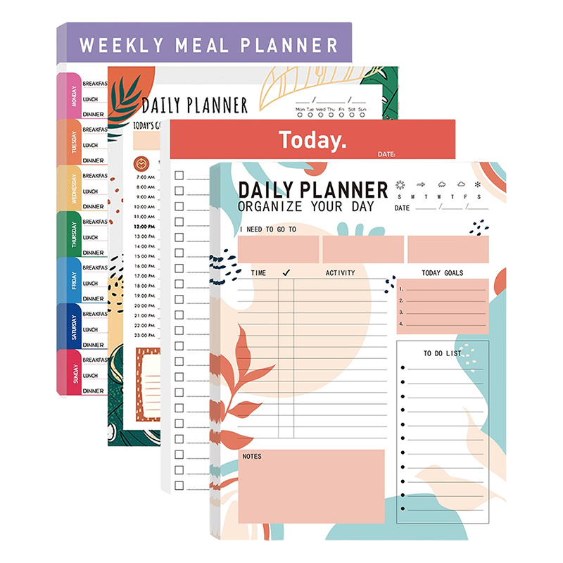 Meal Prep Planner - Магнитный ежедневник, блокнот, 52 листа, отрывной