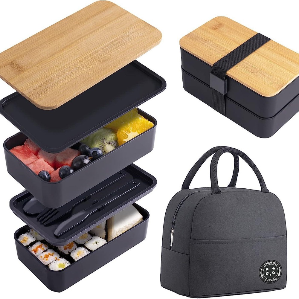 Meal Prep Tupperware - Ланч-бокс для пикника, 1200 мл, с