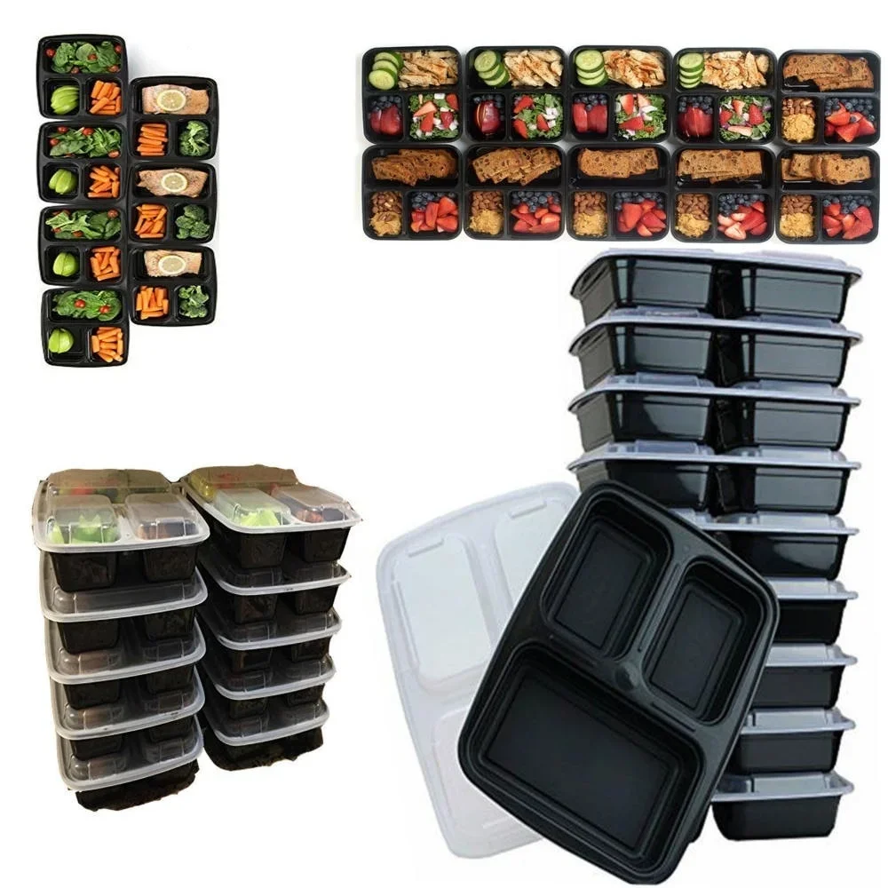 7 упаковок, 3-х отделений, кон – обзор и цена Meal Prep Tupperware