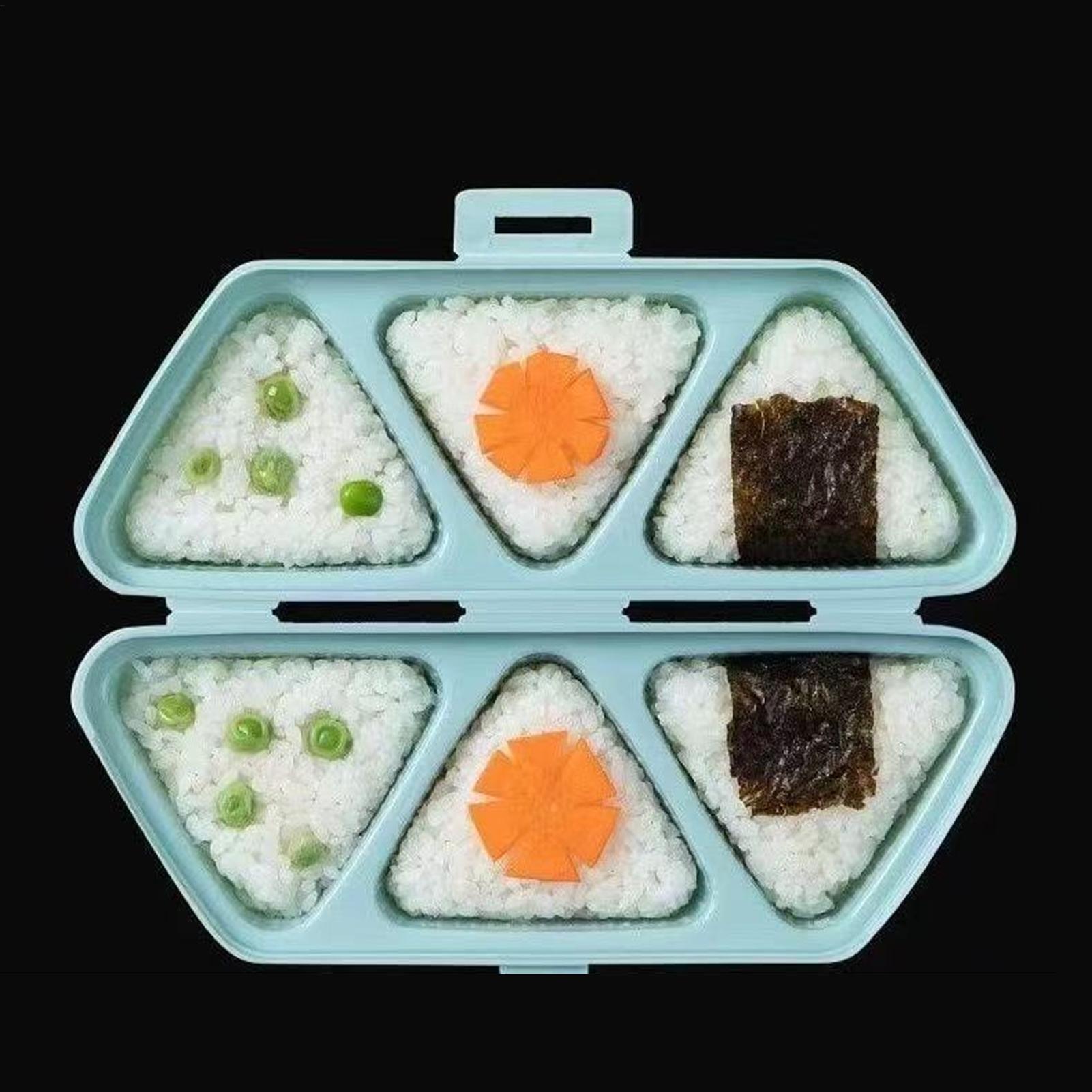 Форма для суши, 6-полая треуго – обзор и цена Meal Prep With Rice