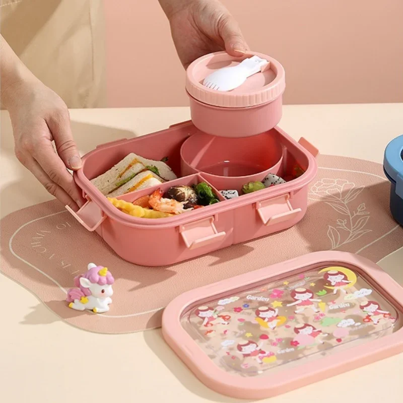 Мультяшный ланч-бокс для студе – обзор и цена Meal Prep Tupperware