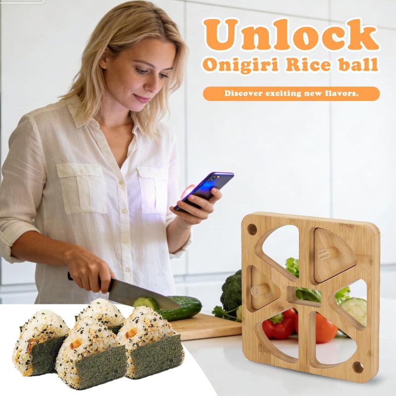 Деревянная форма для онигири ( – обзор и цена Meal Prep With Rice